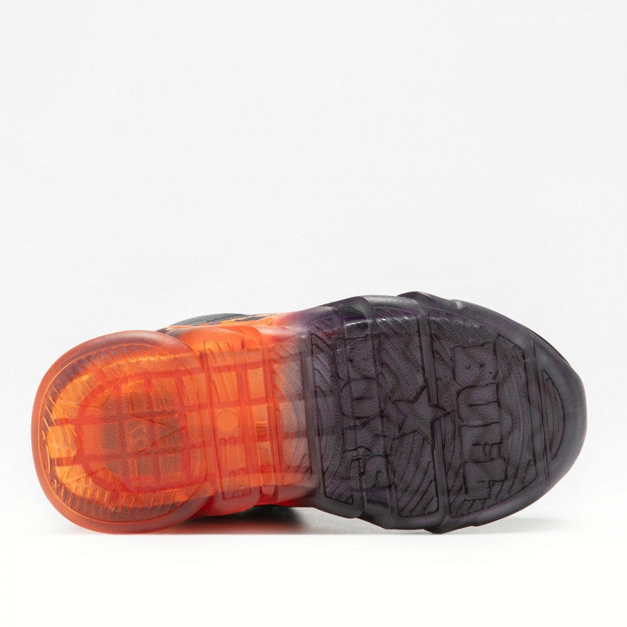 Sneakers Alta Dinosauro Blu/Arancio