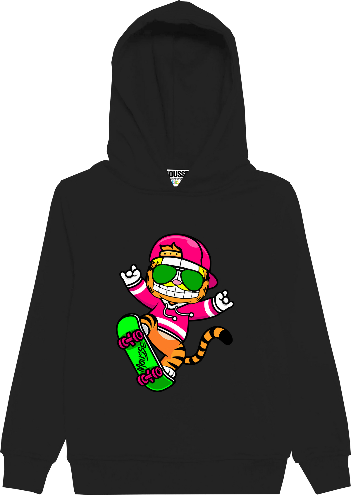 Felpa Con Cappuccio Skate Nera
