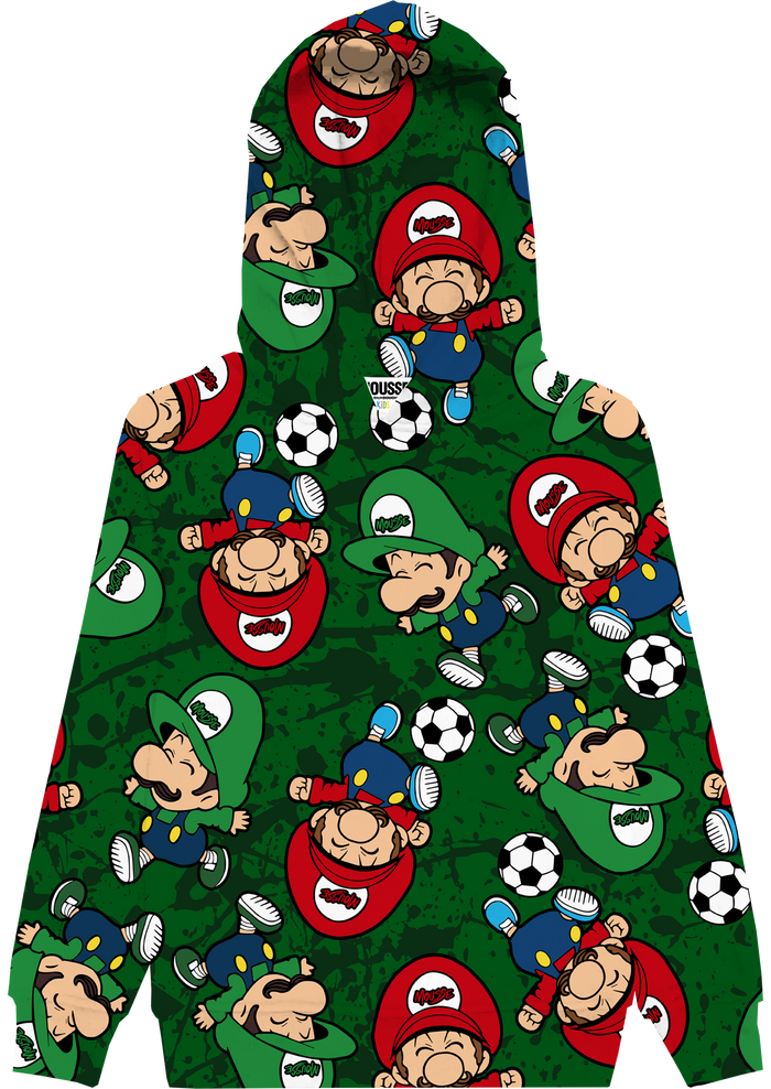 Felpa Con Cappuccio E Zip Super Mario