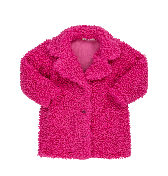 Cappotto Teddy Ciclamino