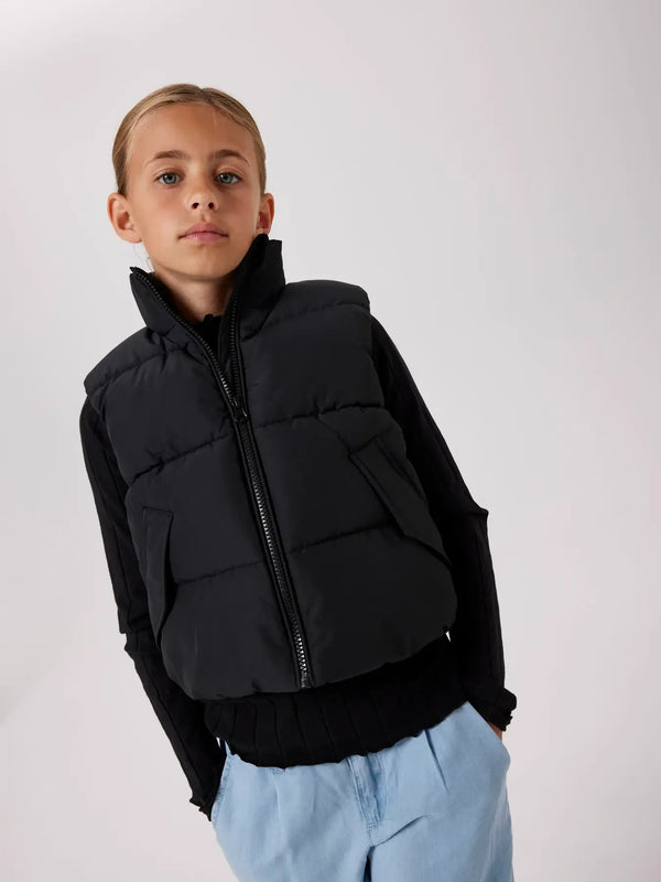 Gilet Imbottito Bambina Black