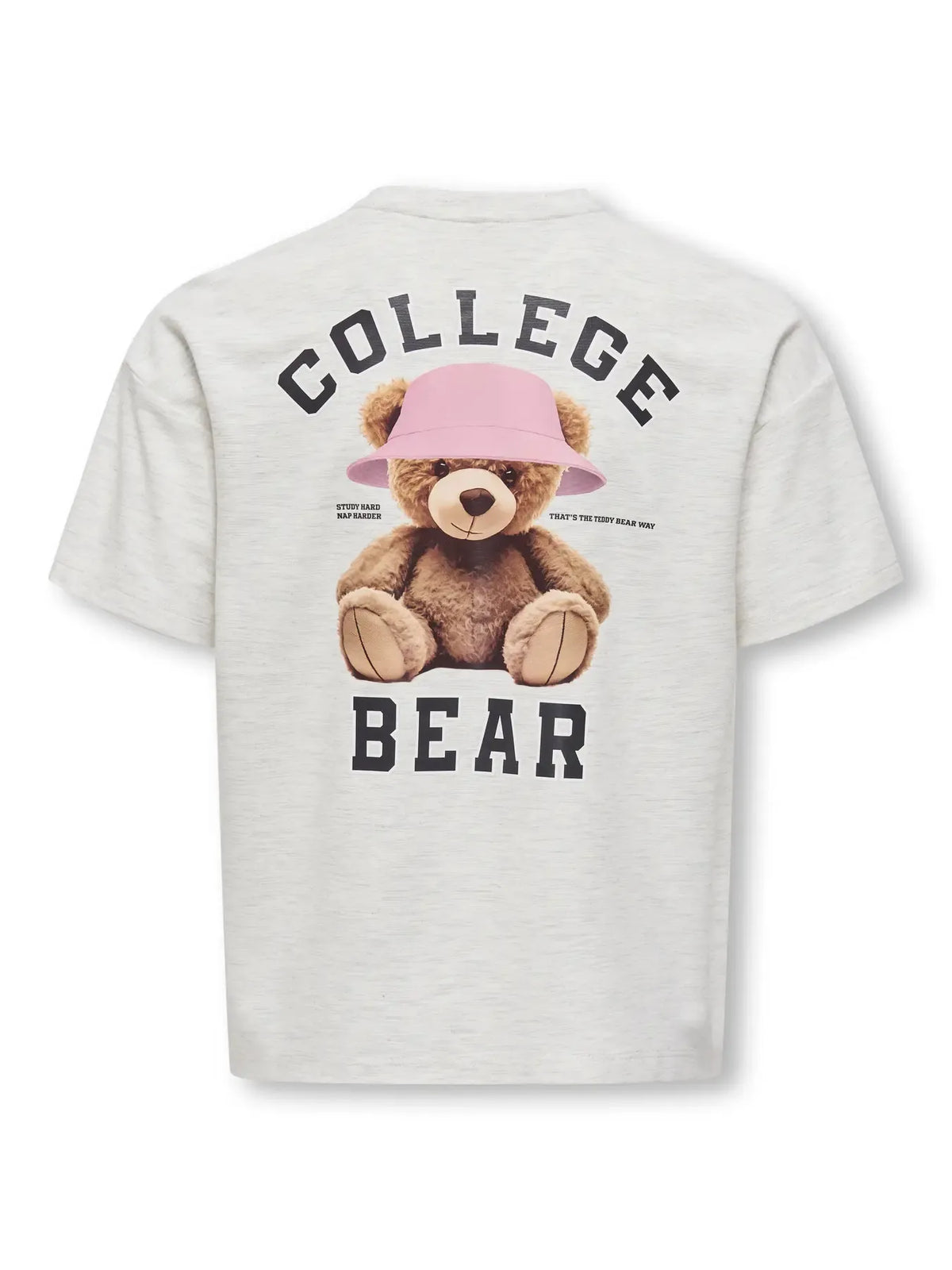 T-Shirt da Ragazza Light Grey Melange