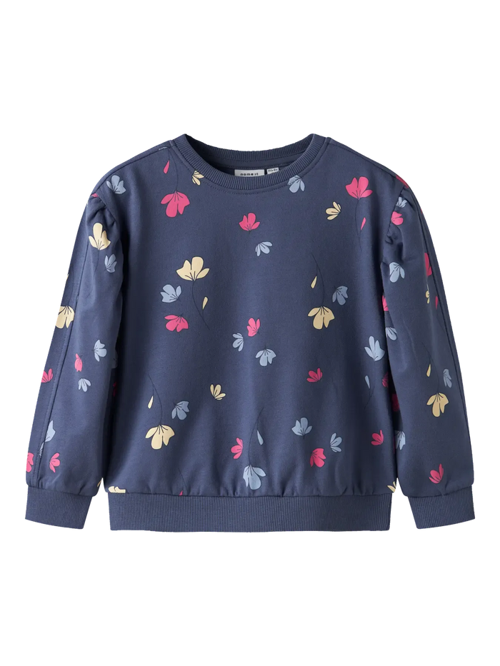 Felpa Bambina Blue Indigo