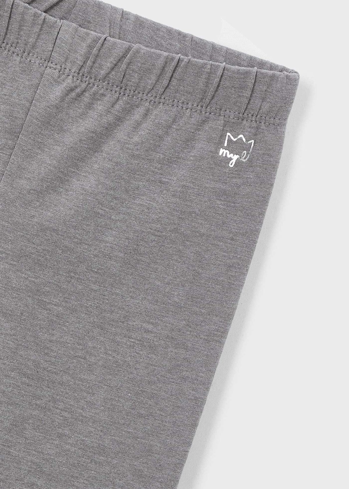 Leggings Elastica Basic Argento