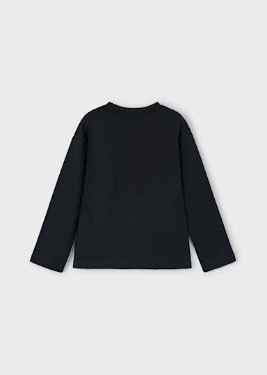 Maglietta Manica Lunga Nero