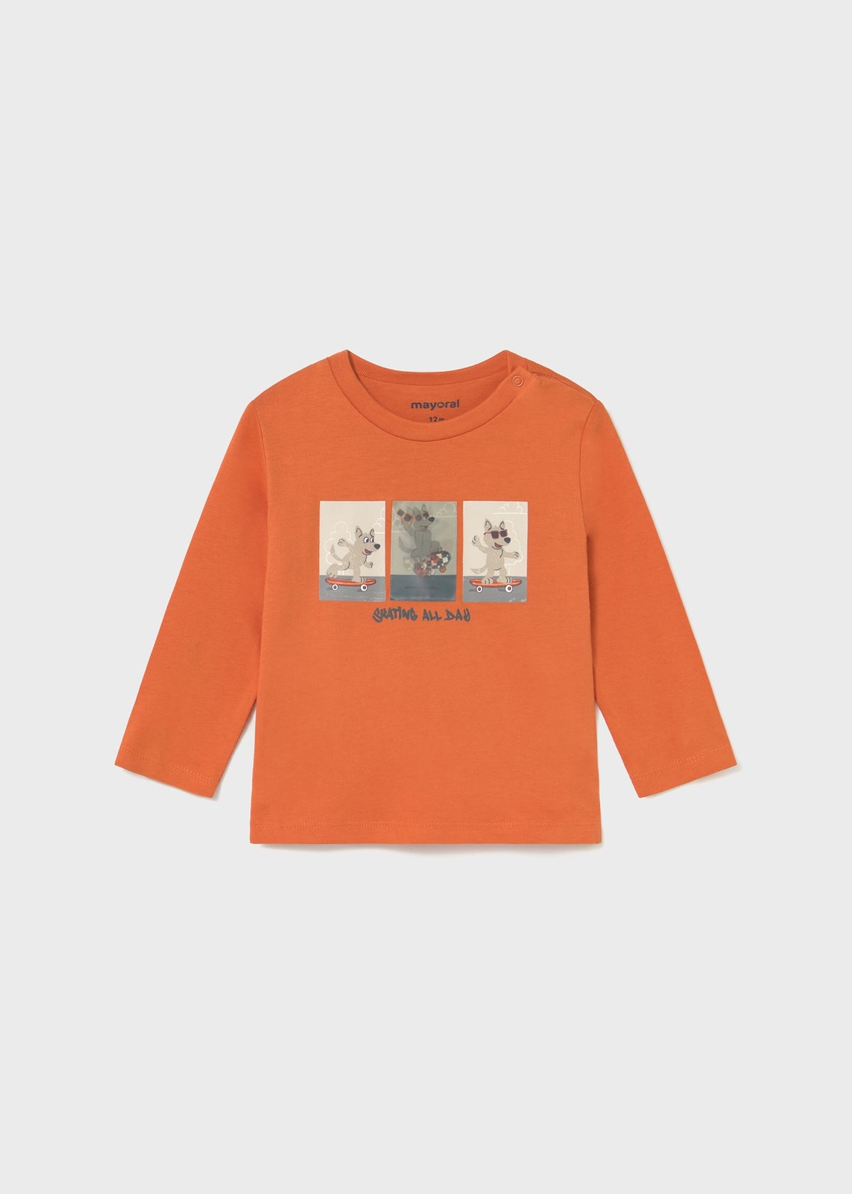 Maglietta Manica Lunga Lenticular Prin Zucca