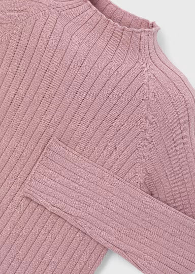 Lupetto Tricot Costine Cipria