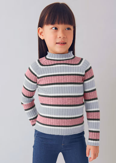 Lupetto Tricot Costine Argento