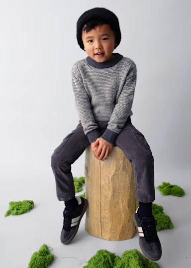 Maglia Texture Grigio Vig