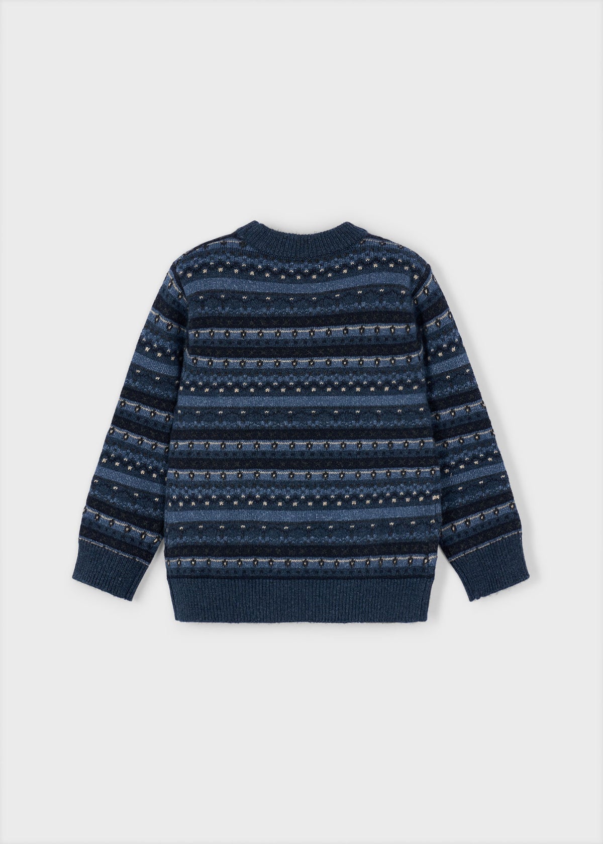Maglia Jacquard Acero
