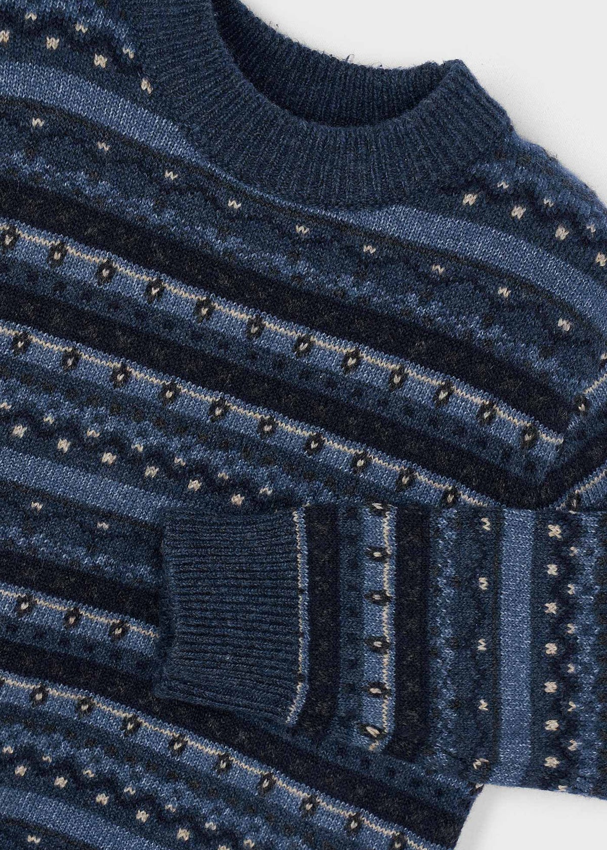 Maglia Jacquard Acero