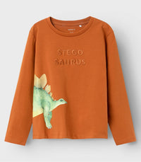 T-shirt Dinosauro Arancione