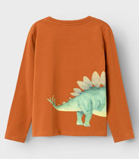 T-shirt Dinosauro Arancione