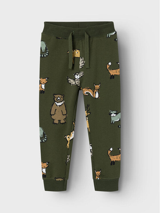 Pantalone in Felpa Verde Rifle