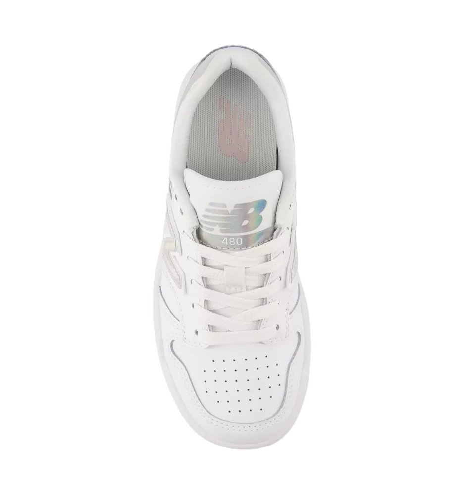 Scarpa 480 Bianco Argento Laccio (dal 28 al 35)