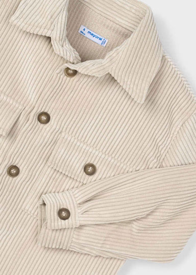 Camicia Velluto A Costine Spuma