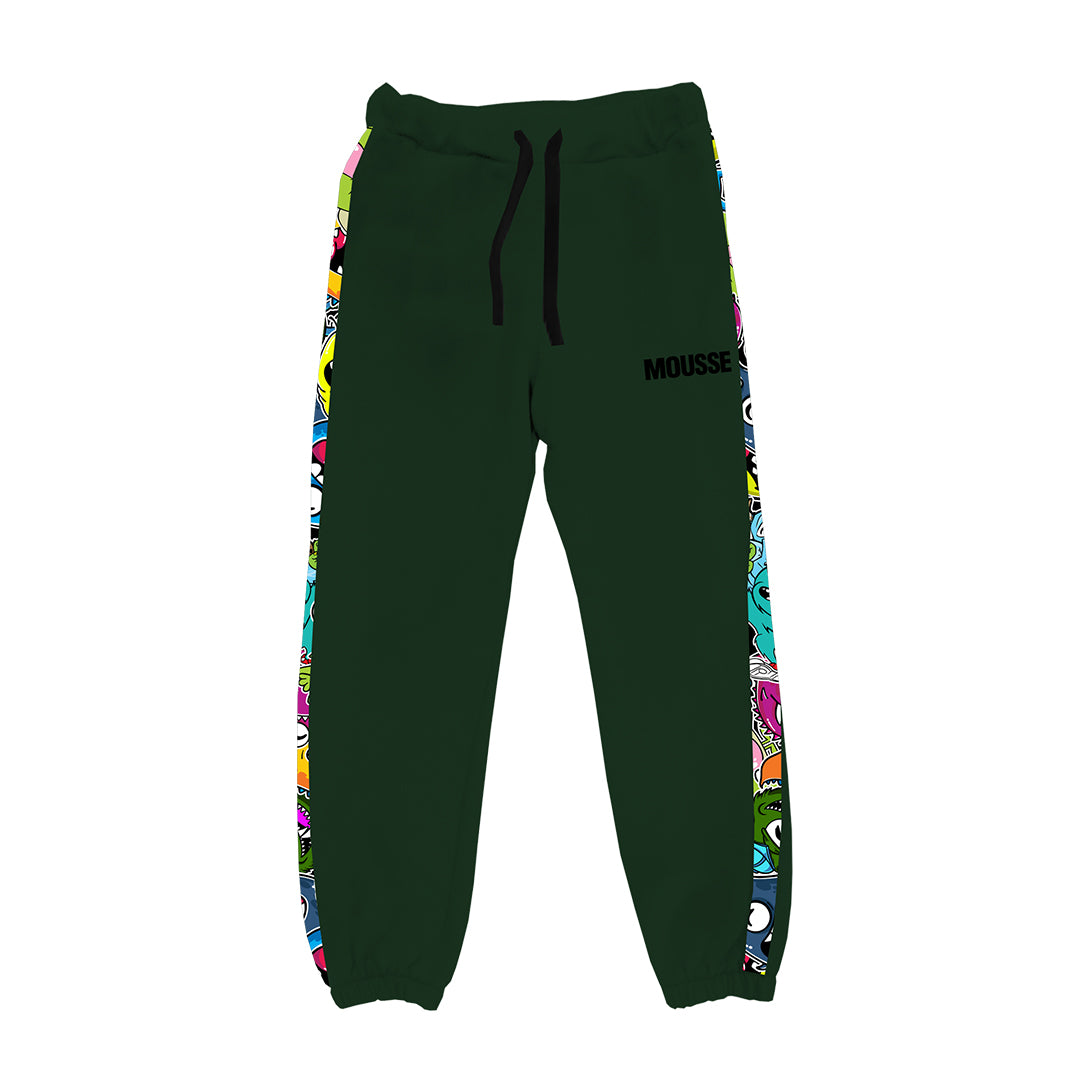 Pantalone Green Banda Grafica