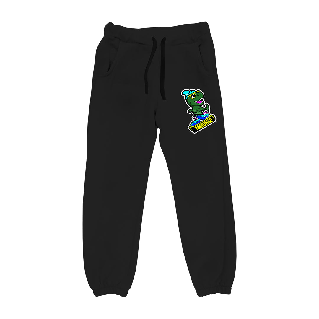 Pantalone Jogger Black Grafica Snow