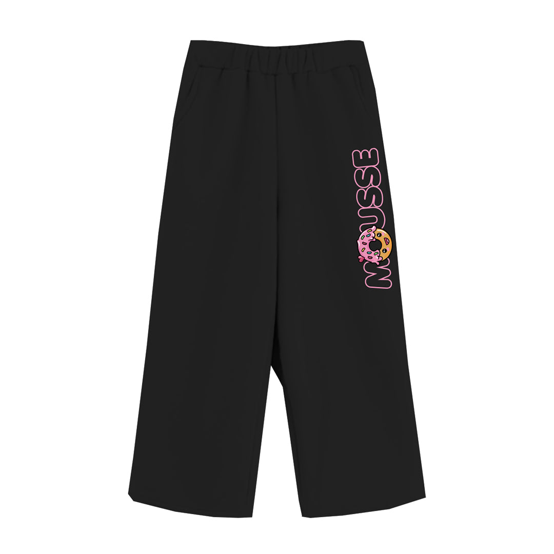 Pantalone Felpa Palazzo Black