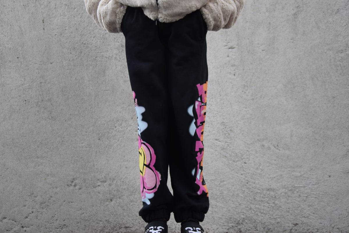 Pantaloni Felpa Ragazza Nero