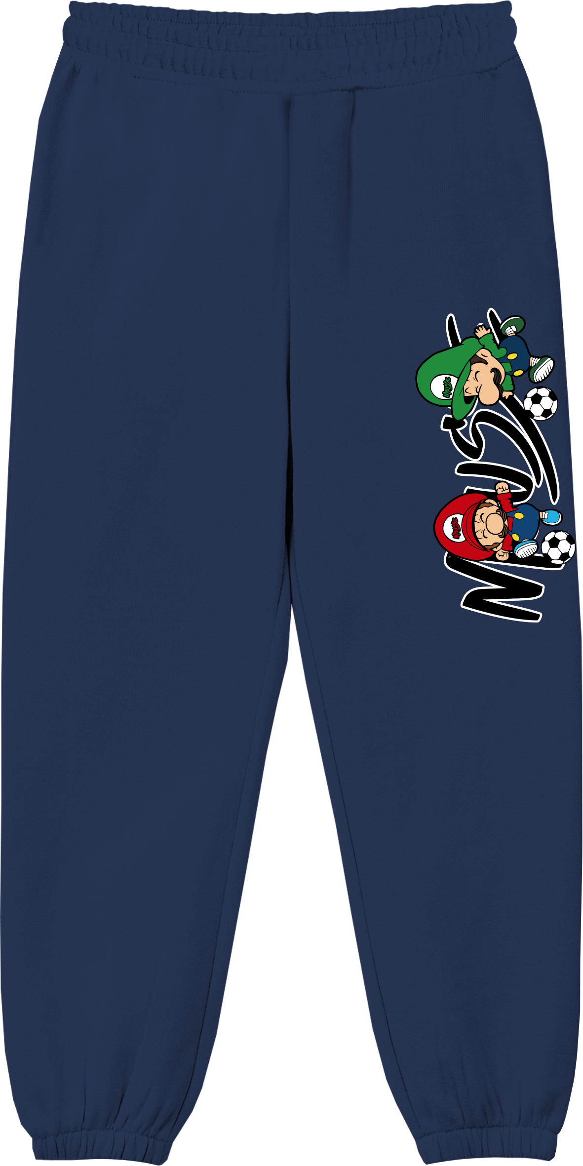 Pantaloni Felpa Super Mario Blu Marino