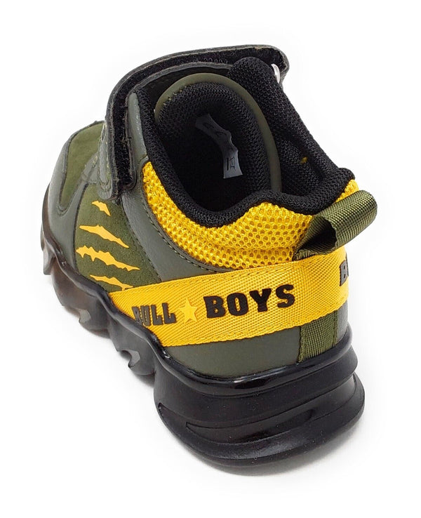 Sneakers Alta Dinosauro Verde/Giallo