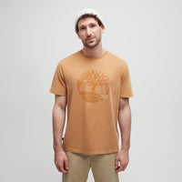 T-shirt con logo Albero Wheat Boot