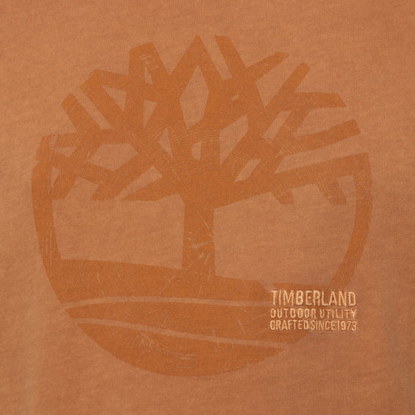 T-shirt con logo Albero Wheat Boot