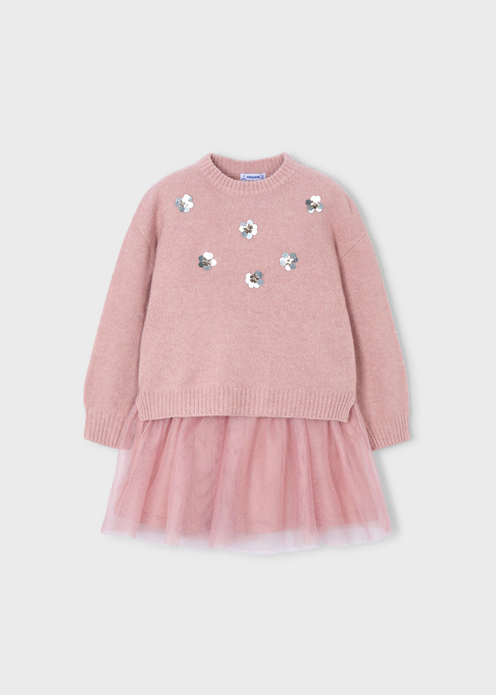 Vestito Combinato Cipria