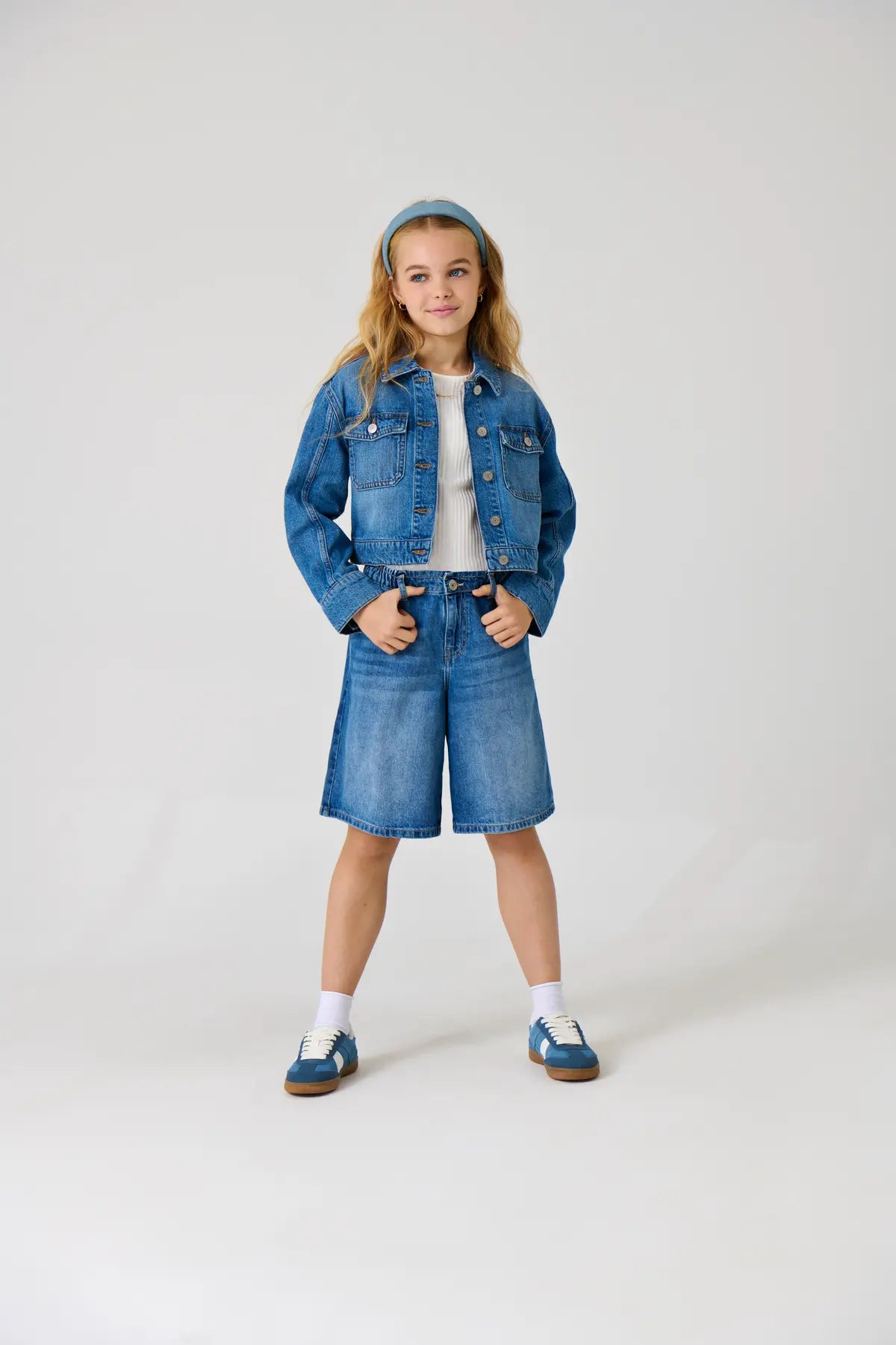 Shorts Light Blue Denim