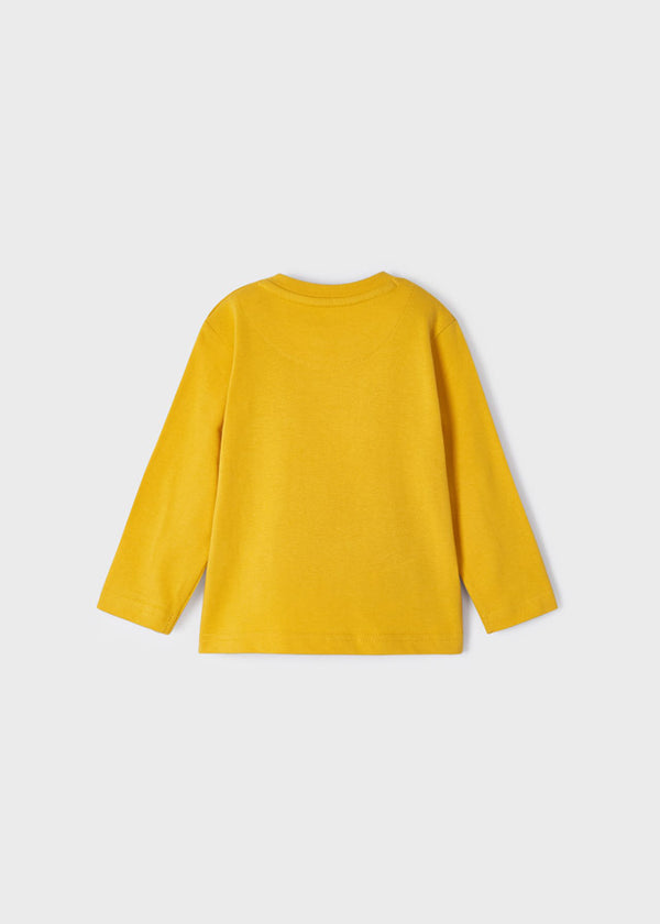 Maglietta Manica Lunga Play Car Giallo