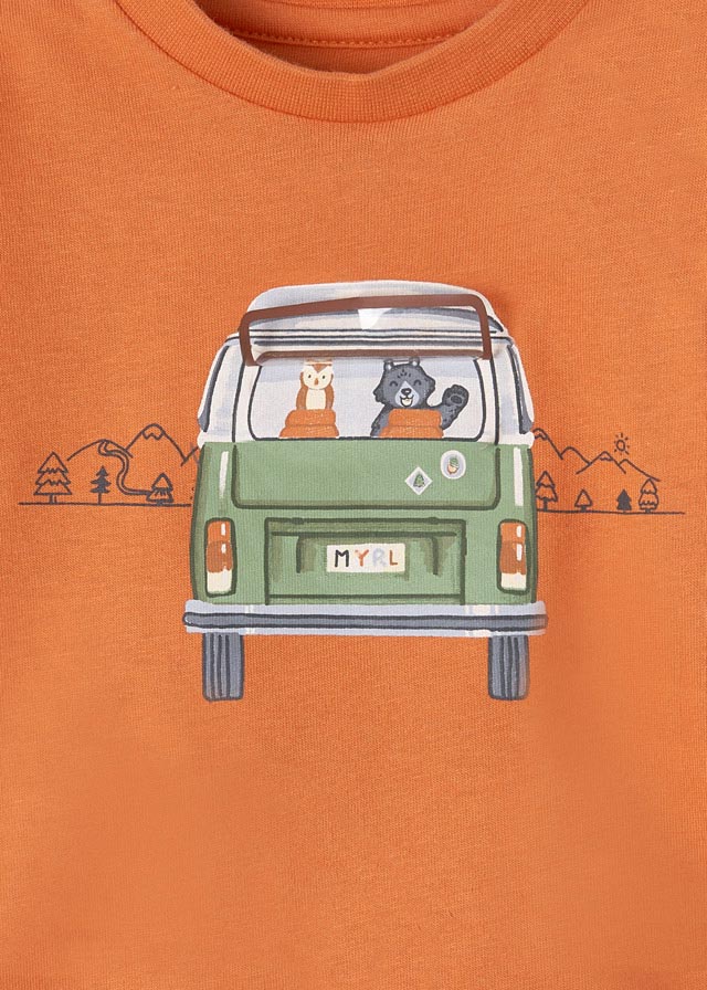 Maglietta Manica Lunga Play Van Arancione