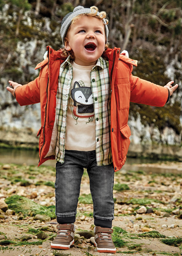 Pantalone Jogger Soft Denim Grigio