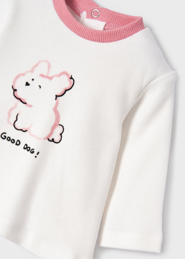 Tuta 3 Pezzi Imbottita Rosa