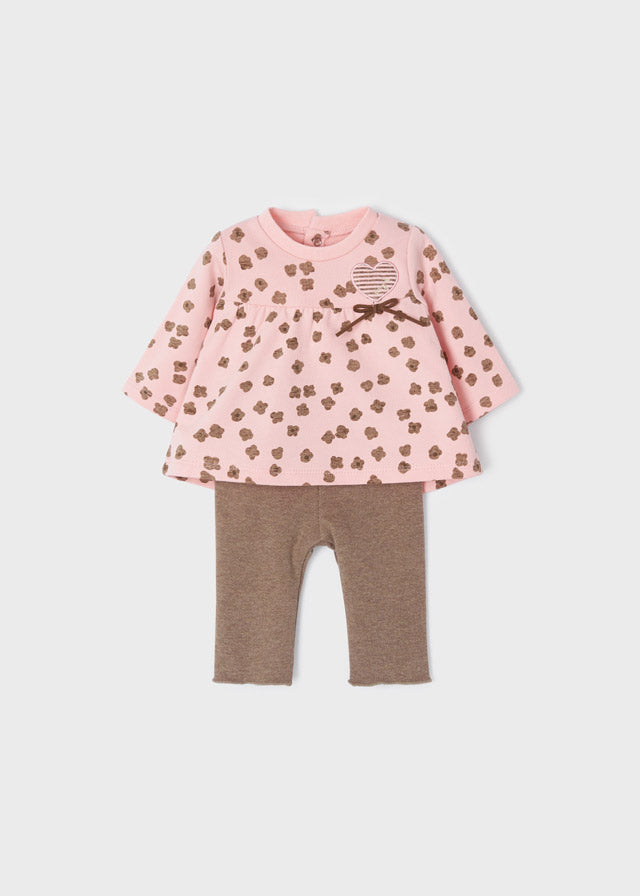 Completino 4 Pezzi Lungo Rosa