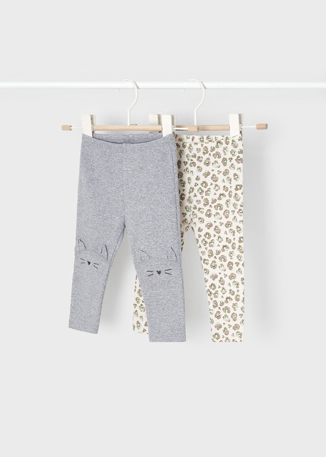 Set 2 leggings Leopardato