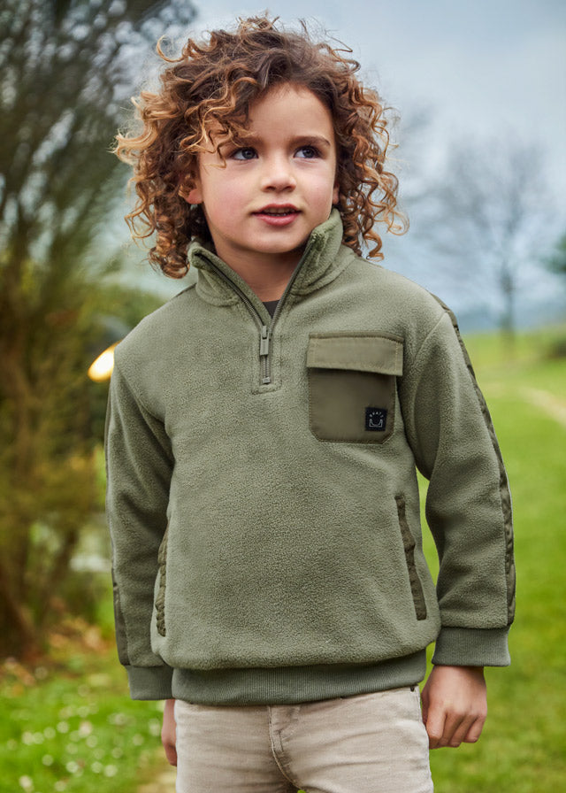 Pullover Combinato Verde