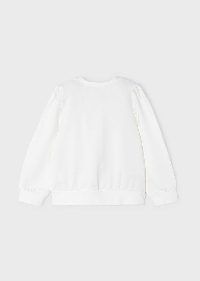 Pullover Bianco a Pois