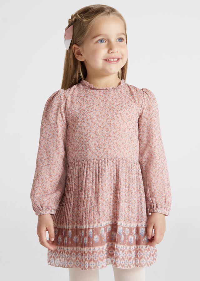 Vestito plissettato Rosa
