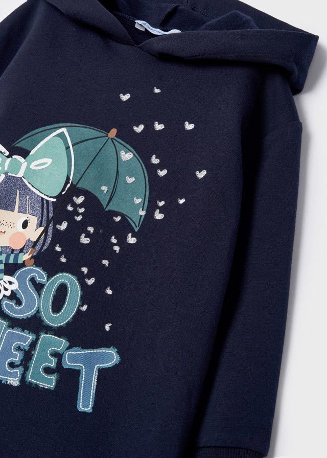 Vestito Felpa Blu