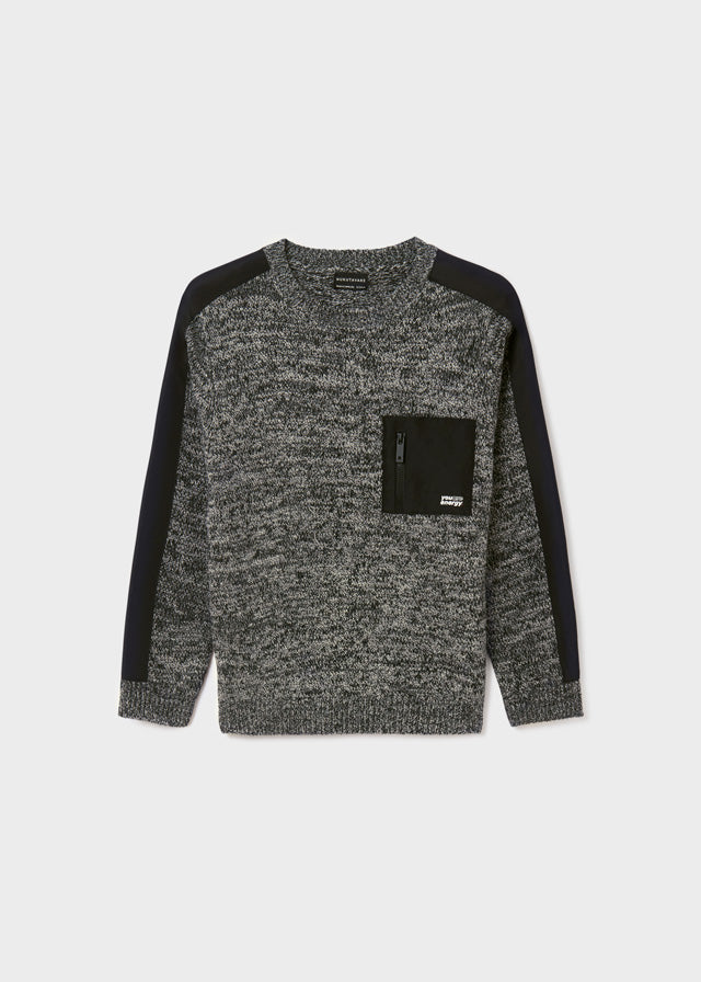 Maglione Contrasti Beige