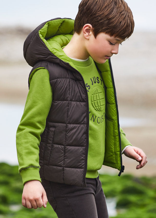 Gilet Reversibile Verde