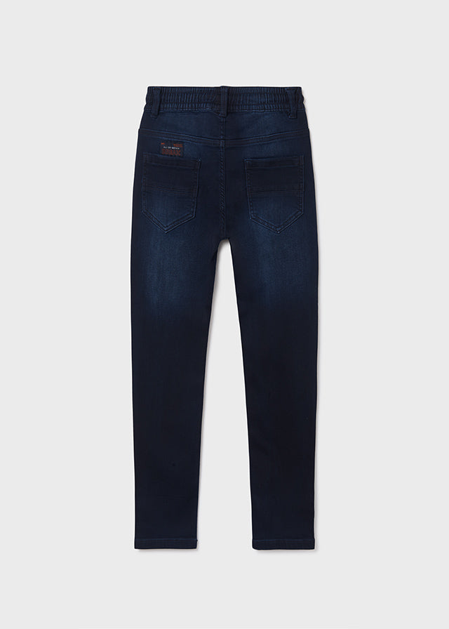 Jeans Scuro Liscio