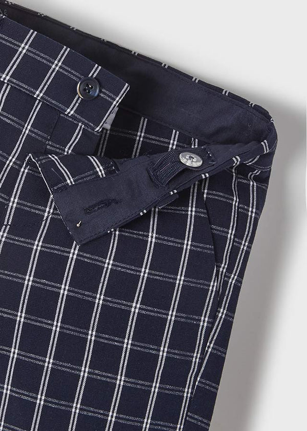 Completo Camicia + Bermuda Blu Lino