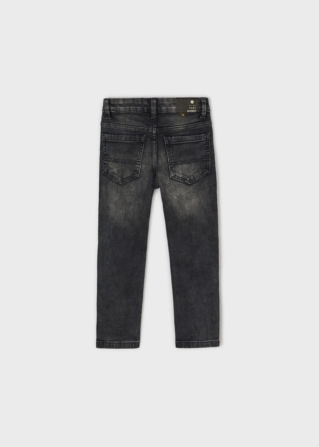 Pantalone Jeans Soft Denim Nero