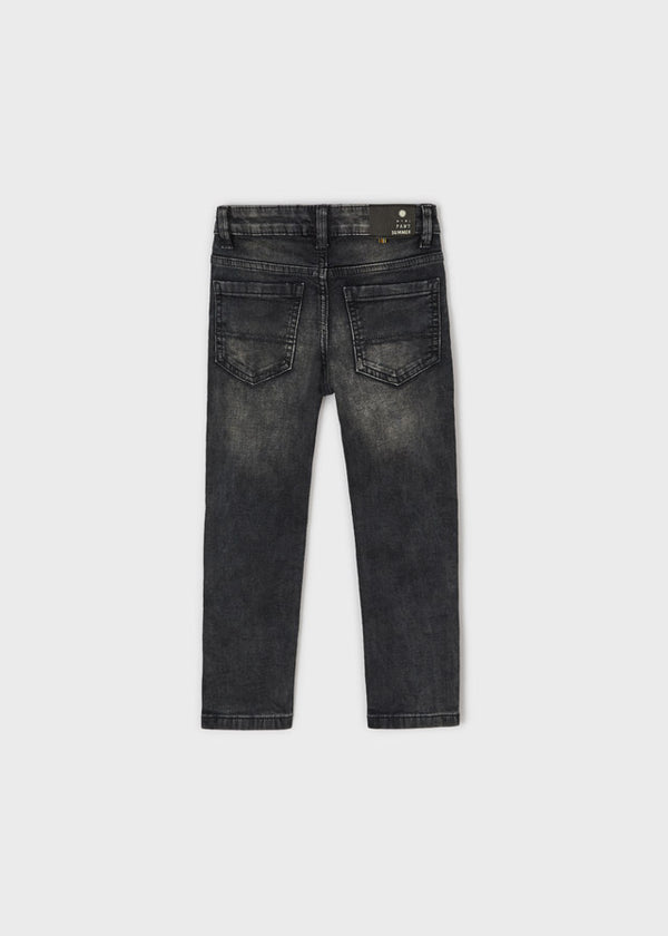 Pantalone Jeans Soft Denim Nero
