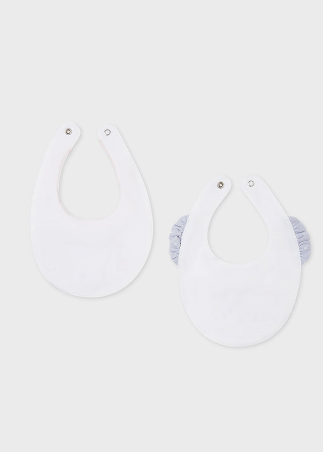 Set 2 Bavaglini Azzurro-Bianco