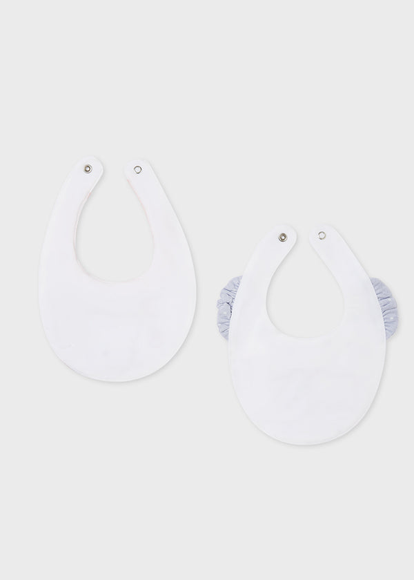 Set 2 Bavaglini Azzurro-Bianco