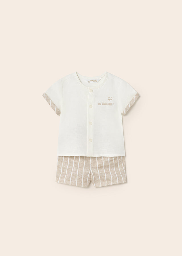 Compl.Pant. Corto E Camicia Lino