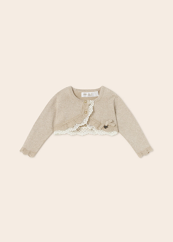 Cardigan Tricot Cerimonia champagne